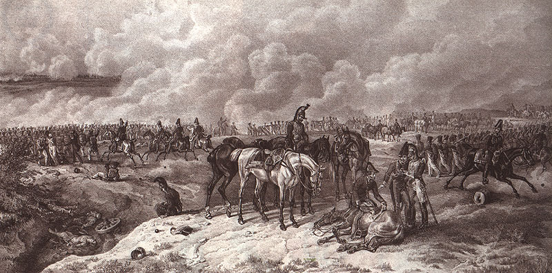 Альбрехт Адам. "Битва под Москвой 7 сентября 1812 года". 1830-е.